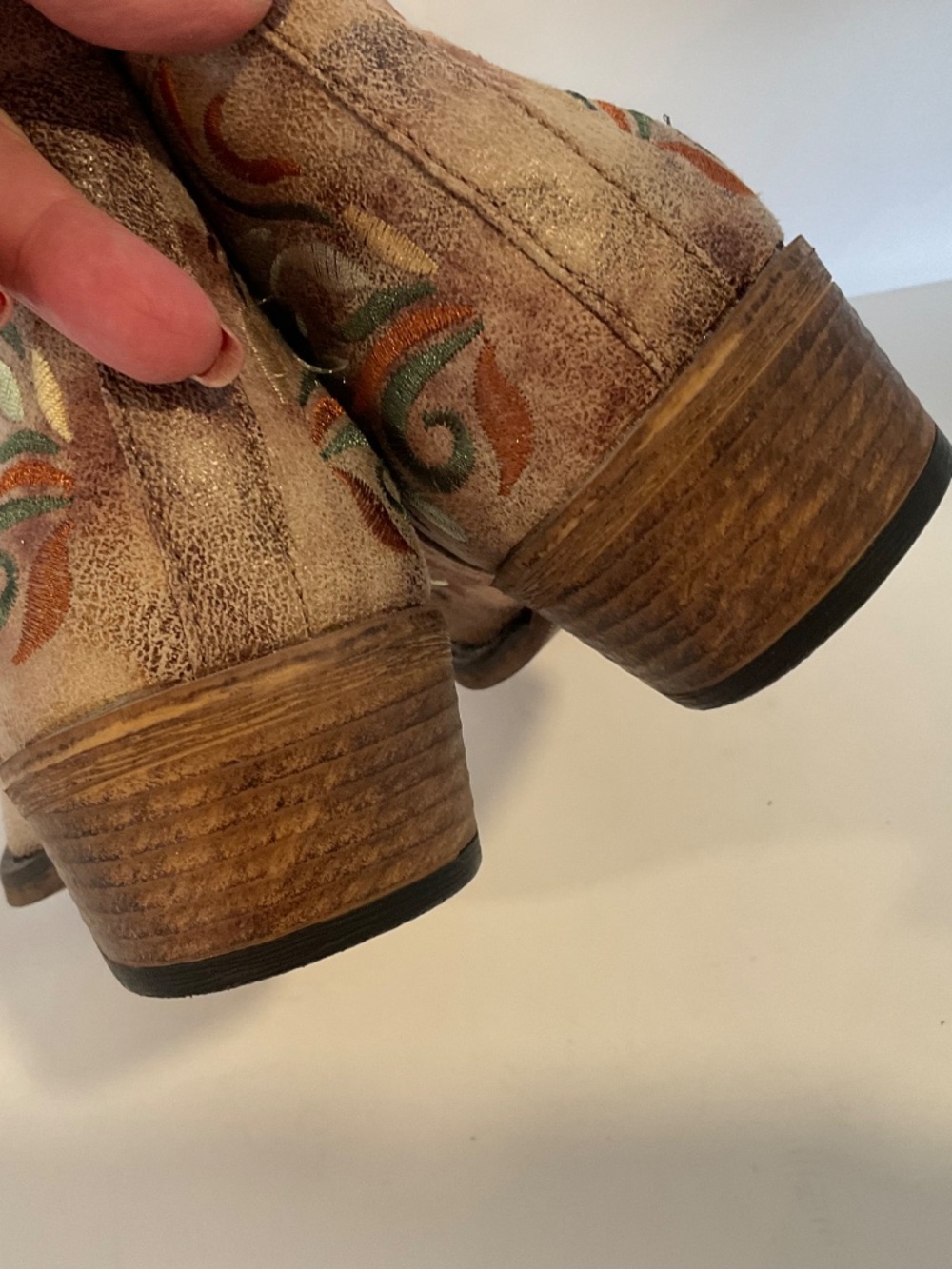 ROPER Women's Ava Floral Embroidered Ankle Booties Size 8 NEW - Picture 9 of 10